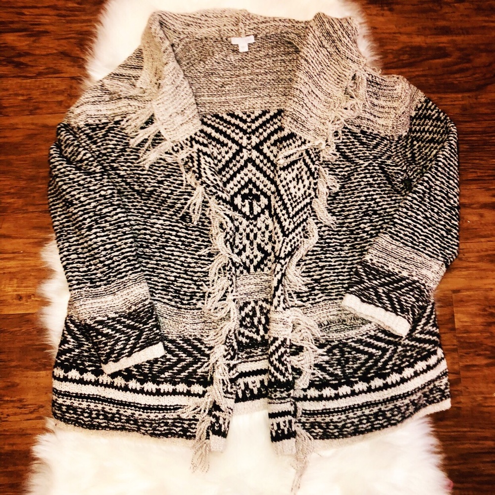 J.Jill Fringe Sweater